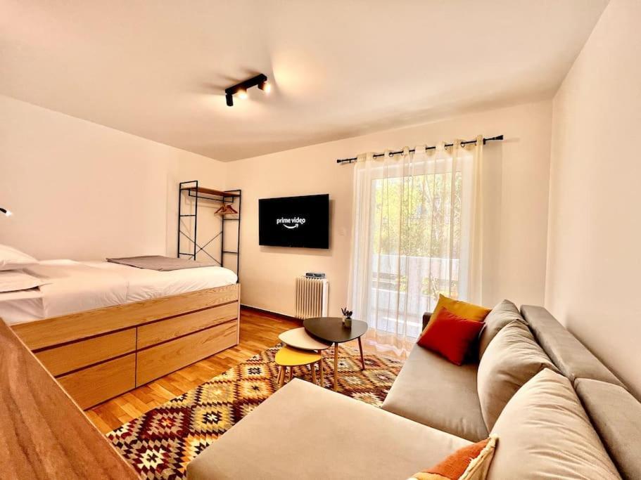 Lovely Studio 3-Min From Beach Palaio Faliro Exterior foto